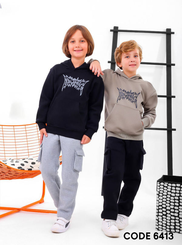 طقم out fit شتوي2 قطعة اطفالي