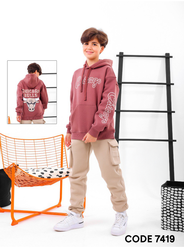 طقم out fit شتوي2 قطعة اطفالي