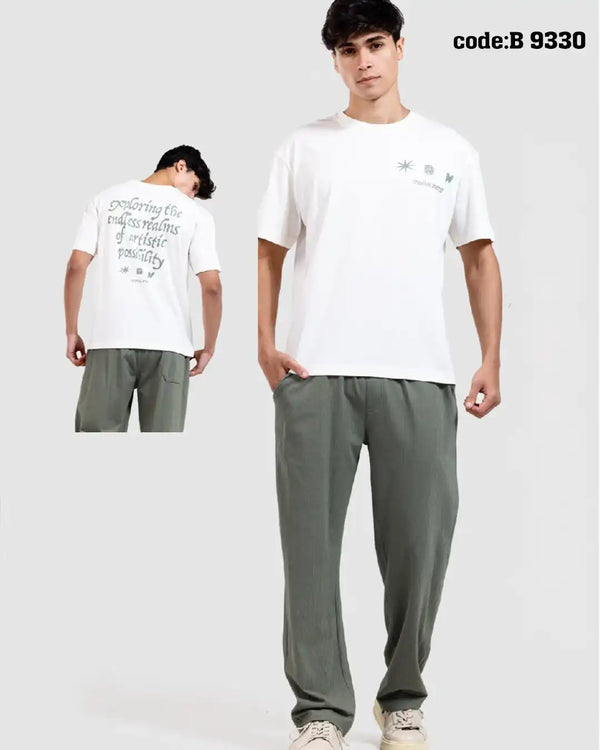 طقم هايبرد رجالي hybrid STEP — ابيض — صورة 1