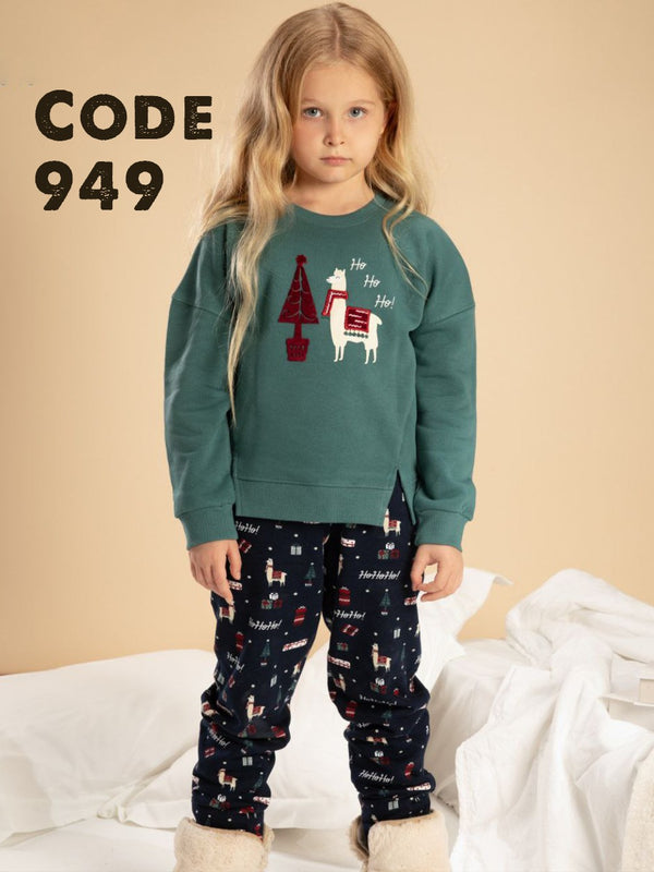 بيجامه بناتي شتوي