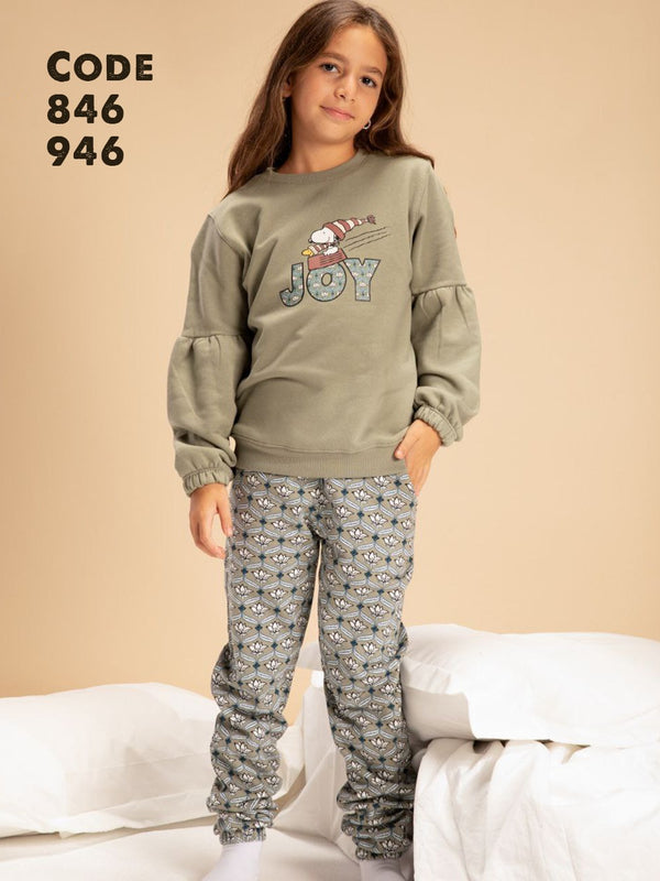 بيجامه بناتي شتوي